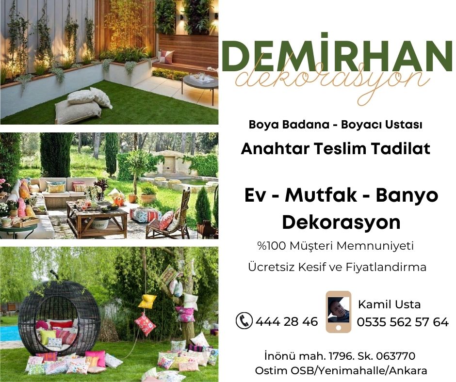 Batıkent Bahçe Dekorasyon
