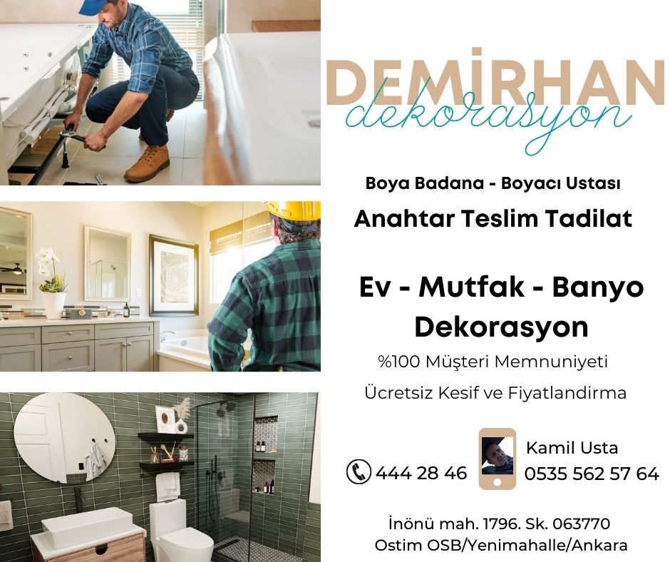 Batıkent Banyo Tadilat Firmaları 