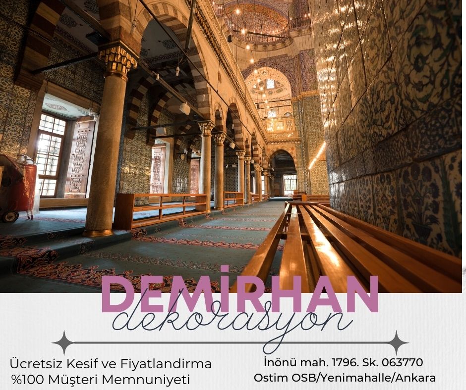 Batıkent Cami Dekorasyon