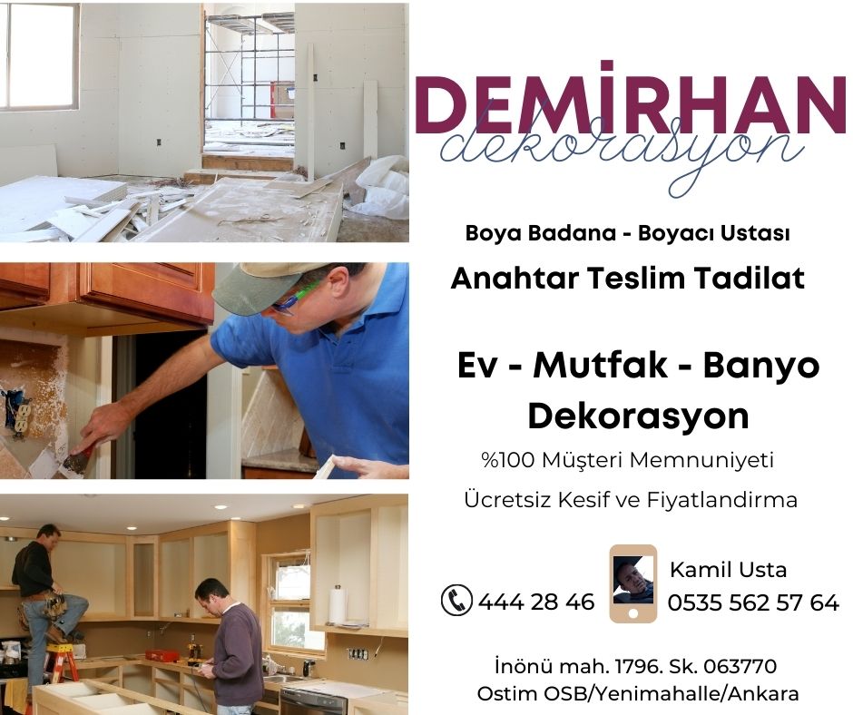 Batıkent Ev Tadilat Dekorasyon