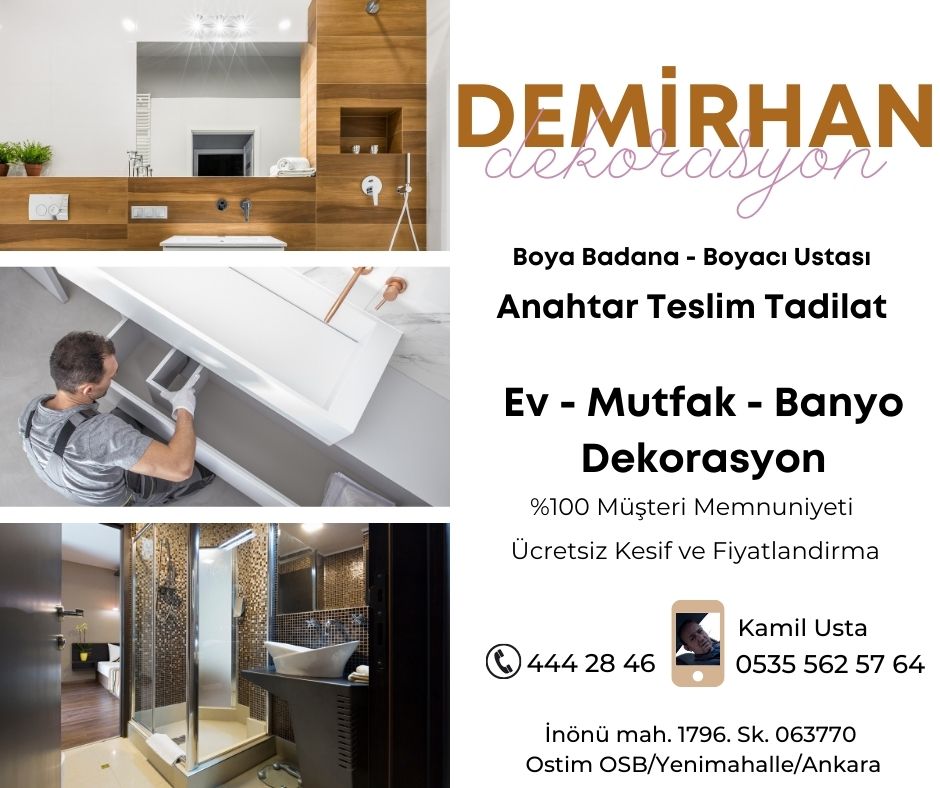 Batıkent'te Banyo Dekorasyonu
