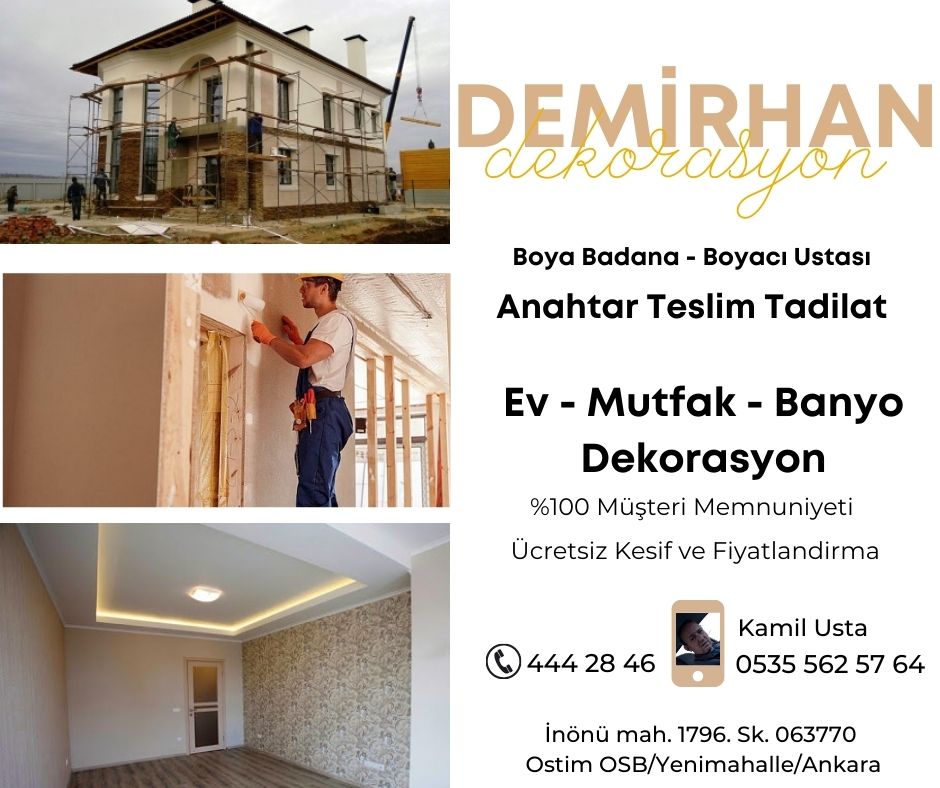 Batıkent Dekorasyon Yapan Firmalar