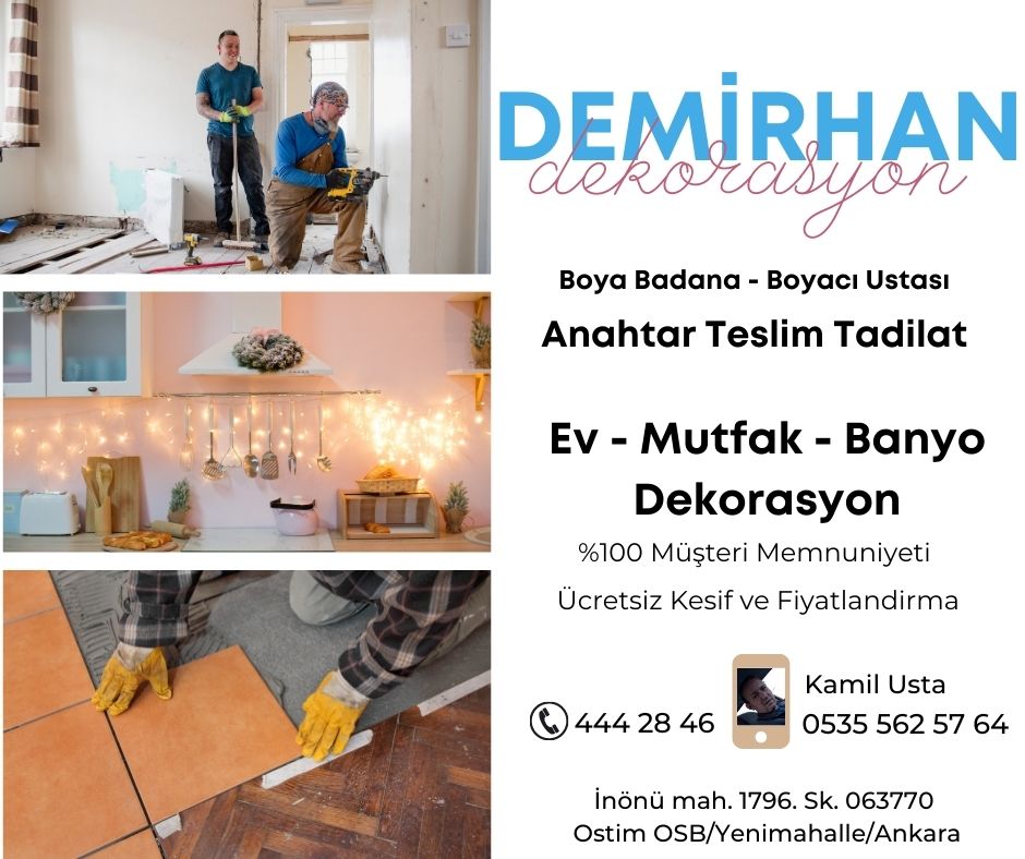 Batıkent'te Ev Dekorasyon Firmaları